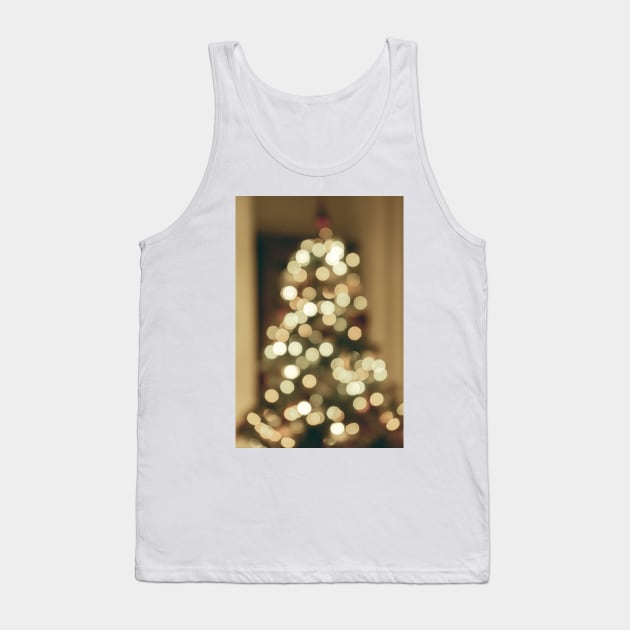 Christmas Tree Lights Tank Top by Luigi Veggetti